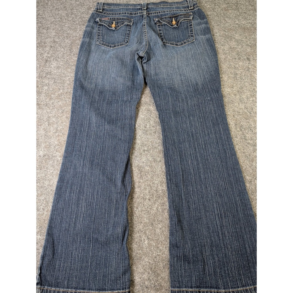 Jordache Womens Bootcut Jeans Size 16 Dark Wash Stretch Denim JM391112 - Picture 8 of 14